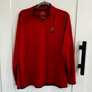 Maryland Terrapins 1/4 Zip Pullover Colosseum Men’s Large Red